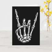Bony Rock Hand Karte (Gelbe Blume)