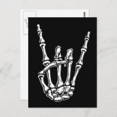 Bony Rock Hand Postkarte (Vorne/Hinten)