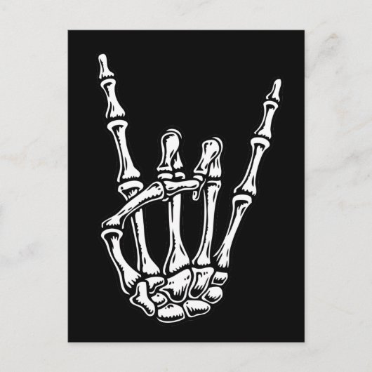 Bony Rock Hand Postkarte (Vorderseite)