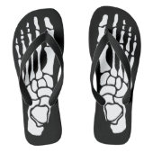 Bony Skeleton Feet Flip Flops Badesandalen (Fußbett)