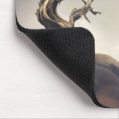 Bonzai Pflanze Wind Ruhige Friedliche Landschaft Mousepad (Ecke)