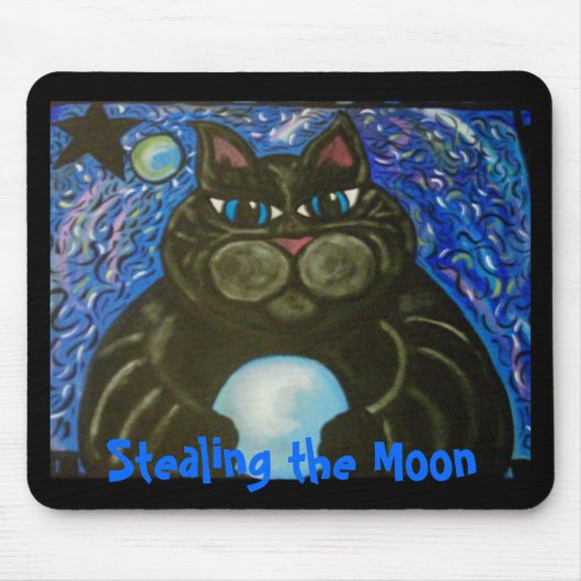 Bonze, die den Mond stiehlt Mousepad (Vorne)
