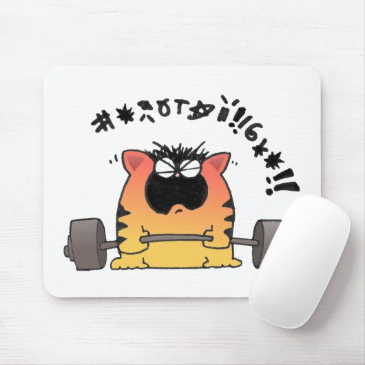 Bonze-Gewichts-Aufzug Mousepad (Mit Mouse)
