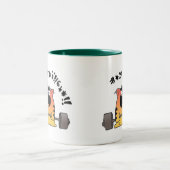 Bonze-Gewichts-Aufzug Zweifarbige Tasse (Mittel)