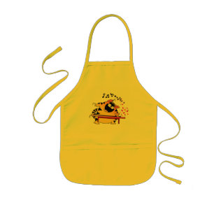 Bonze-Musiker LOL Katzen-  Kinderschürze
