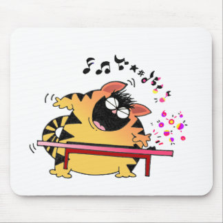 Bonze-Musiker LOL Katzen-| Mousepad
