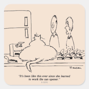 Bonze Quadratischer Aufkleber