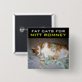 Bonzen für Mitt Romney Button (Vorne & Hinten)