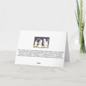 BOO 3 Ghosts trick oder Treten Halloween Card Karte (Rückseite)