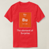 Boo aber das Element überraschender Wissenschaft H T-Shirt (Design vorne)