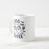 Boo, aber erster Kaffee Kaffeetasse (Vorderseite Links)