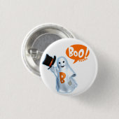 Boo-Abzeichen Button (Vorne & Hinten)