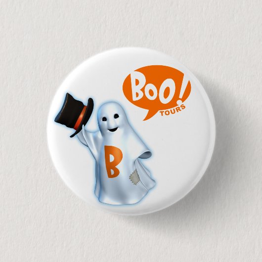 Boo-Abzeichen Button (Vorderseite)