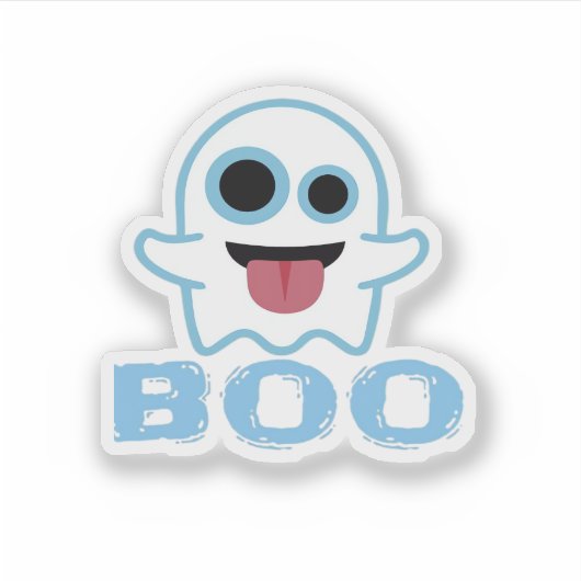 Boo Albern Funny Meme Aufkleber (Vorderseite)