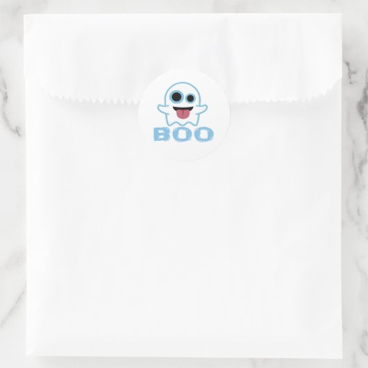 Boo Albern Funny Meme Runder Aufkleber (Tasche)