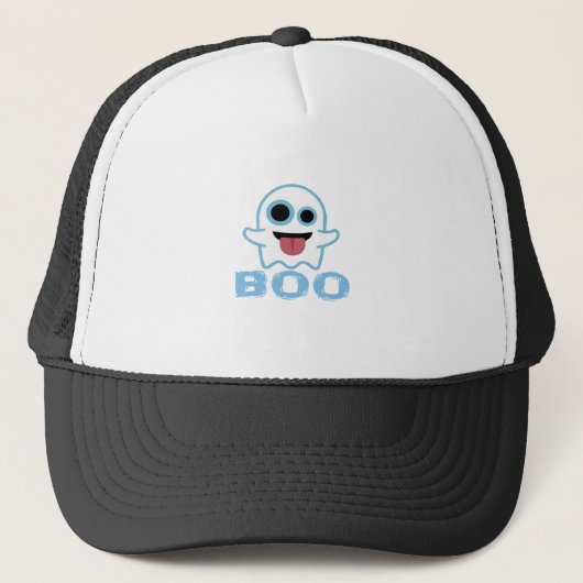 Boo Albern Funny Meme Truckerkappe (Vorderseite)