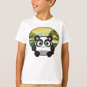 Boo als Panda-Kleid T-Shirt (Vorderseite)