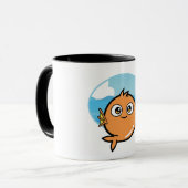 Boo als Tasse der Fisch-11oz (Vorderseite Links)