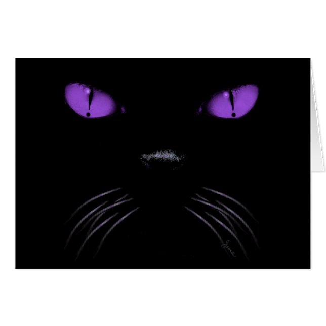 Boo - Amethyst leere Karte (Vorderseite (Horizontal))