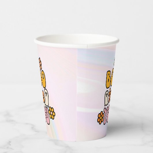 Boo an You Retro Halloween Pappbecher (Rechts)