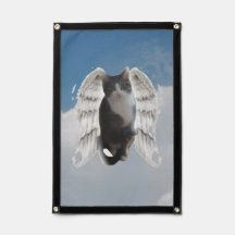 Boo Angel Rectangle Pennant mit Grommets