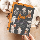 Boo Animals Halloween-Kostüm Geburtstag Einladung