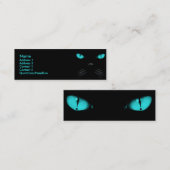 Boo - Aquamarine-Visitenkarte Mini Visitenkarte (Vorne/Hinten)