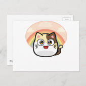 Boo as Cat Design Products Postkarte (Vorne/Hinten)