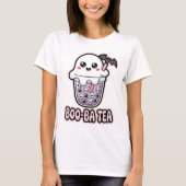 Boo-Ba Tea Funny Ghost Boba T - Shirt | Niedlich K (Vorderseite)