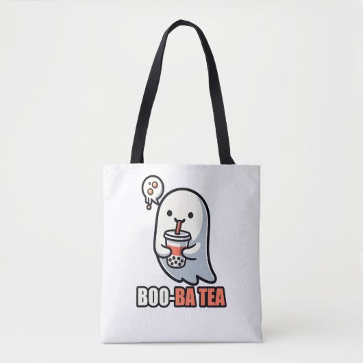 Boo-Ba Tea Ghost – Playful Halloween Boba Lover De Tasche (Vorderseite)