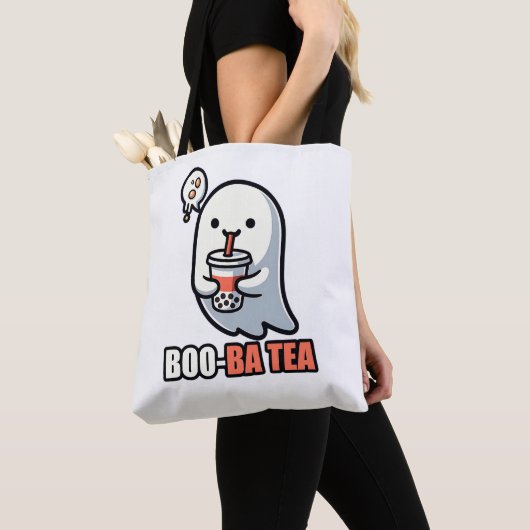 Boo-Ba Tea Ghost – Playful Halloween Boba Lover De Tasche (Von Nahem)