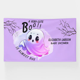 Boo Baby Dusche Halloween Lila, Party und Niedlich Banner