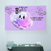 Boo Baby Dusche Halloween Lila, Party und Niedlich Banner (Messe)