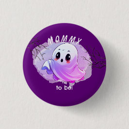 Boo Baby Dusche Halloween Tief Lila Party Button
