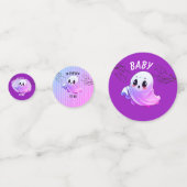 Boo Baby Dusche Halloween Tief Lila Party Konfetti (Rückseiten)