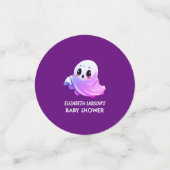 Boo Baby Dusche Halloween Tief Lila Party Konfetti (Klein Vorderseite)