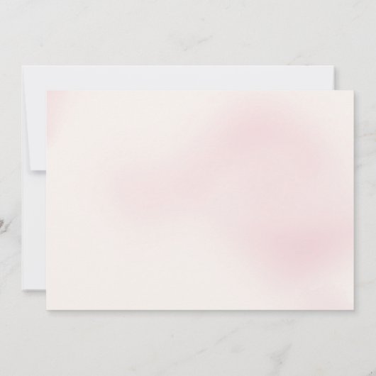 Boo Baby Dusche Unser kleiner Boo ist fast fällig Einladung (Rückseite)