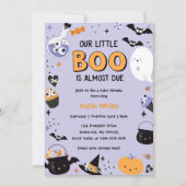 Boo Baby Dusche Unser kleiner Boo ist fast fällig Einladung (Vorderseite)