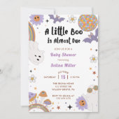 Boo Baby Dusche Unser kleiner Boo ist fast fällig Einladung (Vorderseite)