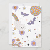 Boo Baby Dusche Unser kleiner Boo ist fast fällig Einladung (Rückseite)