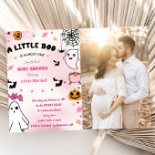 Boo Baby Dusche Unser kleiner Boo ist fast fällig Einladung