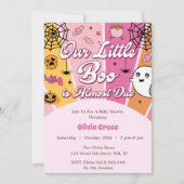 Boo Baby Dusche Unser kleiner Boo ist fast fällig Einladung (Vorderseite)