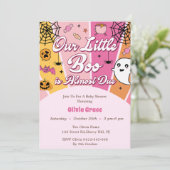 Boo Baby Dusche Unser kleiner Boo ist fast fällig Einladung (Stehend Vorderseite)