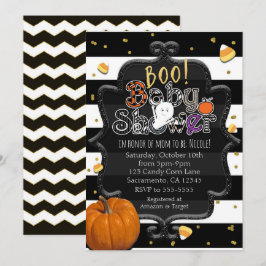 BOO! Baby Shower Ghost Whimsical Halloween Einladung