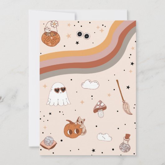 Boo Baby Shower Hey Boo Party Einladung (Rückseite)