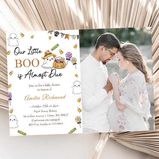 Boo Babydusche Unser kleiner Boo ist fast das rich Einladung