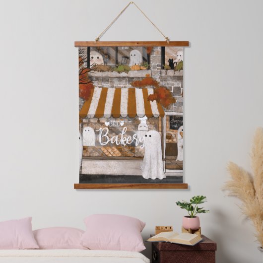 Boo Bakery Wandteppich Mit Holzrahmen (Schlafzimmer)