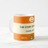 Boo-Bär - Kürbis-Orange Kaffeetasse (Vorderseite Links)