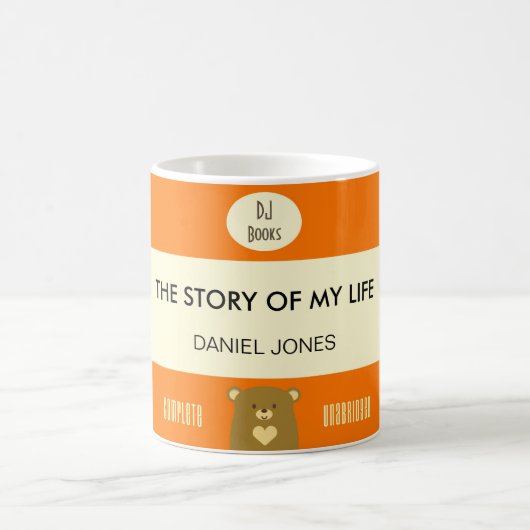 Boo-Bär - Kürbis-Orange Kaffeetasse (Mittel)