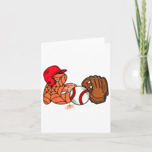 Boo Baseball Halloween Spieler Pitcher Spoo Karte